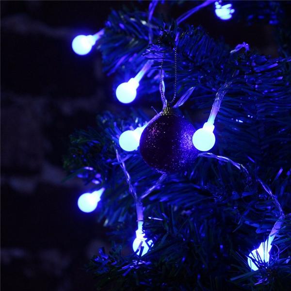 Battery Powered 5M 30 LED Ball Fairy String Light Outdoor Christmas Wedding Xmas Party Decor