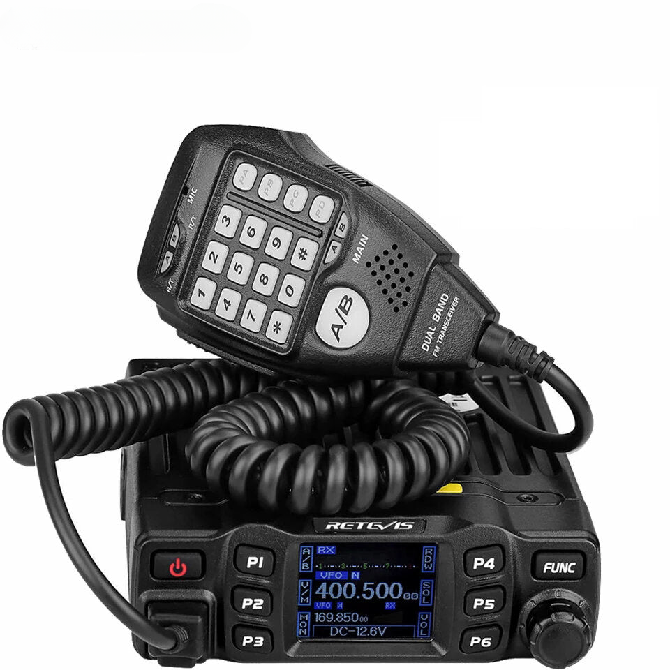 Car Two-Way Radio Station 200CH 25W High Power VHF UHF Mobile Radio Car Radio CHIRP Ham Mobile Radio Transceiver