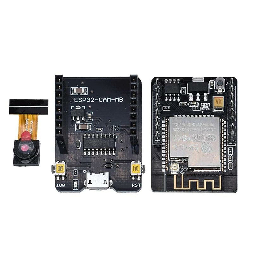 2PCS ESP32-CAM-MB-WiFi MICRO USB ESP32 Serial to WiFi ESP32 CAM Development Board CH340G 5V Bluetooth+OV2640 Camera