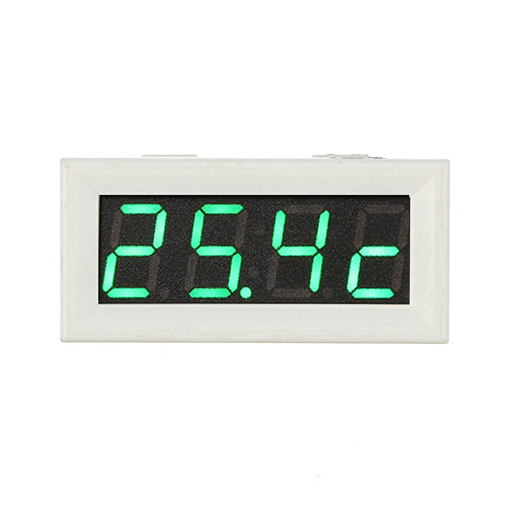 0.56 Inch 200V 3-in-1 Time + Temperature + Voltage Display with NTC DC7-30V Voltmeter White Clock Digital Tube