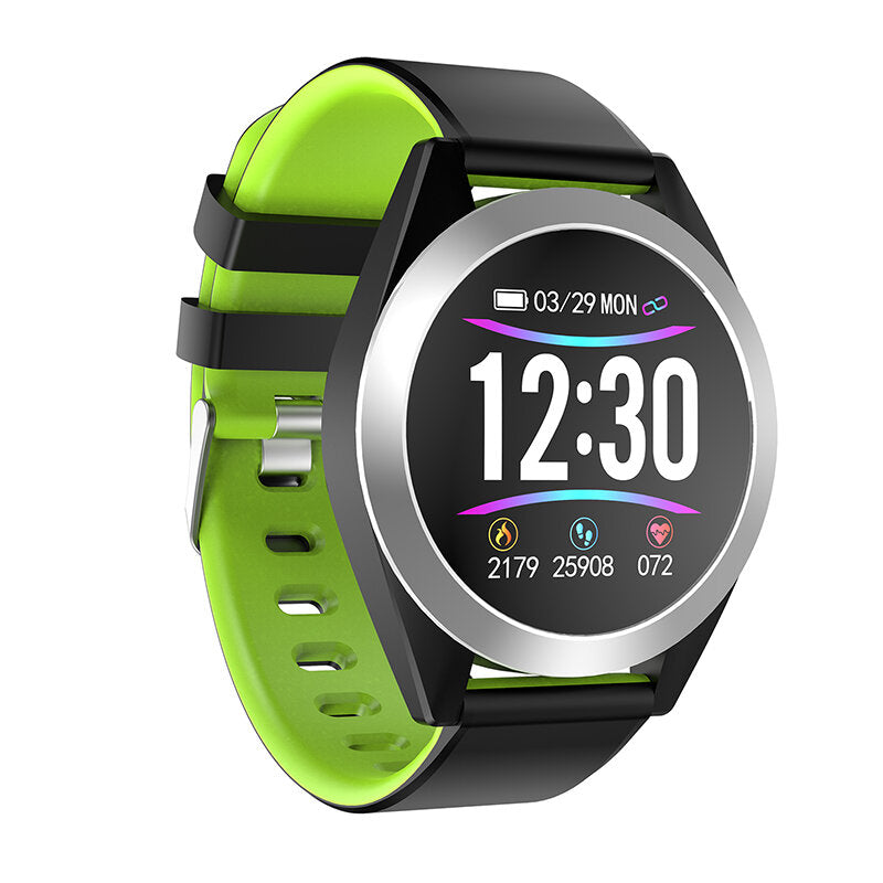 Brightness Adjust Heart Rate Blood Pressure Monitor 1.3inch HD IPS Screen 200mAh Long Standby Smart Watch