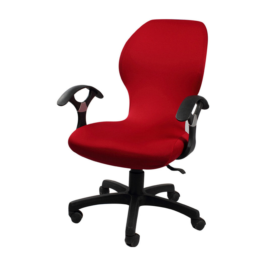 Elastic Office Computer Rotating Chair Protector Stretch Armchair Seat Slipcover Home Office Furniture Decoration