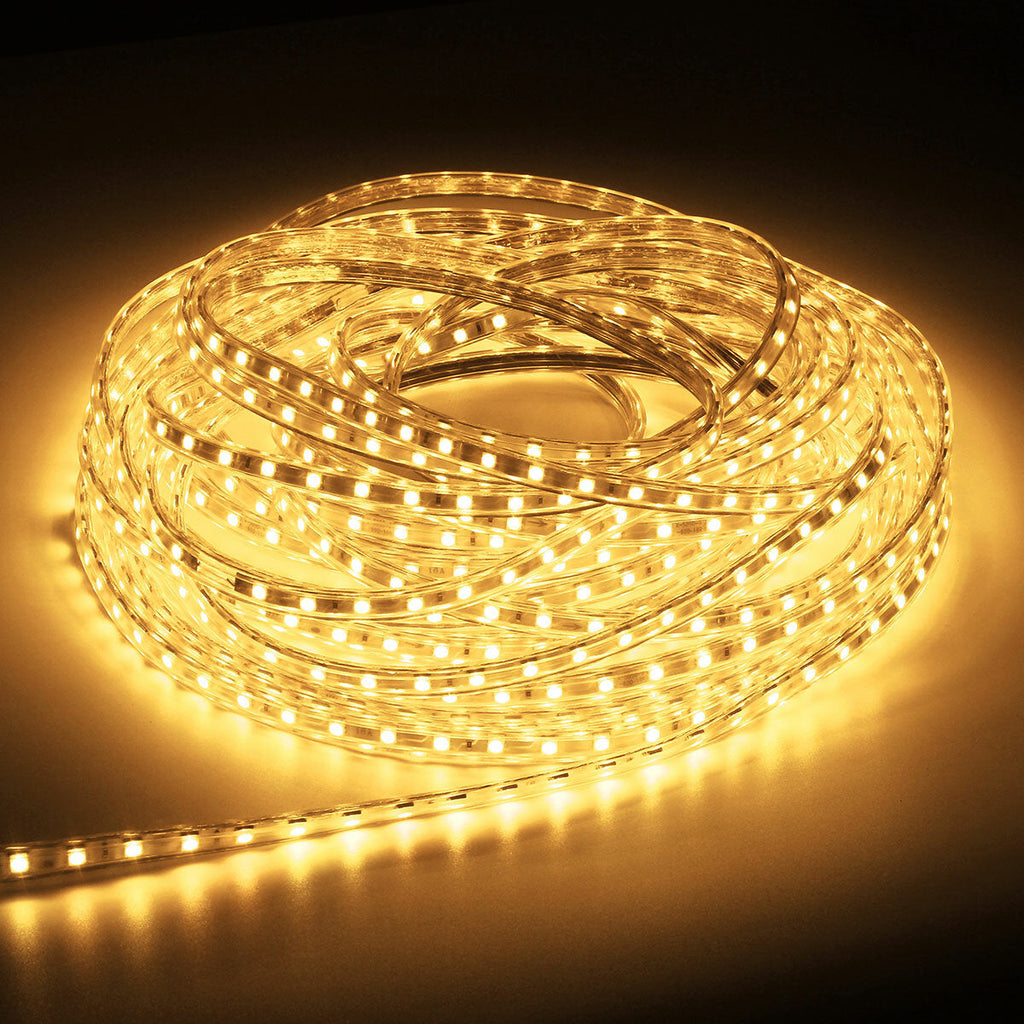 20M 5050 LED SMD Outdoor Waterproof Flexible Tape Rope Strip Light Xmas 220V