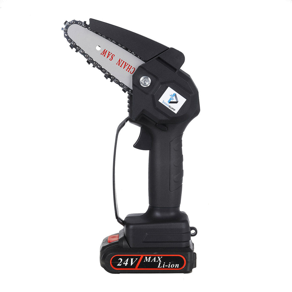 1000W 4 Inch Cordless Electric Chain Saw Wood Mini Cutter One-Hand Saw Woodworking Tool