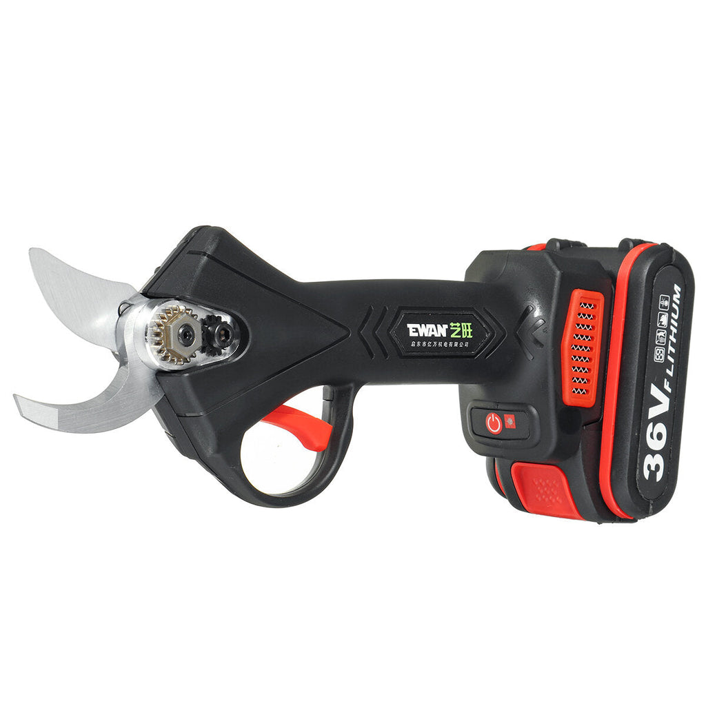 36VF 25mm Cordless Electric Pruning Shears Cutter Li-ion Tree Branch Cutting Tool