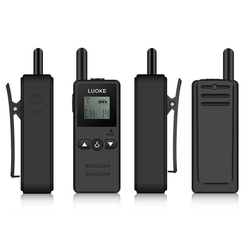 45g Mini Ultra Thin Handheld Radio Walkie Talkie Hotel Driving Civilian Interphone Intercom