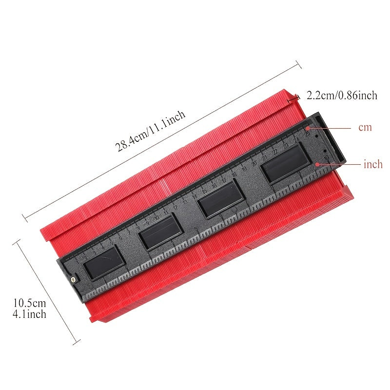 Contour Gauge Adjustable Lock-Precisely Copy Irregular Shape Duplicator