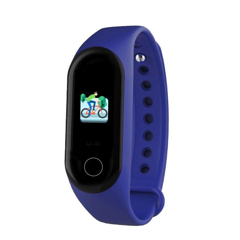 Color Display Information Reminder Continuous Heart Rate Large Battery USB Charging Smart Watch