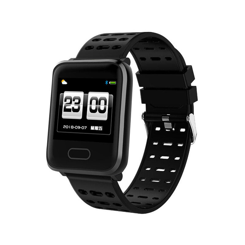 Weather IP67 Waterproof Heart Rate Blood Pressure Oxygen Monitor Colorful Band Smart Watch