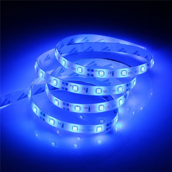 1M Waterproof SMD 3528 60 LED Flexible Strip Light + 12V UK Plug Power Supply + Dimmer