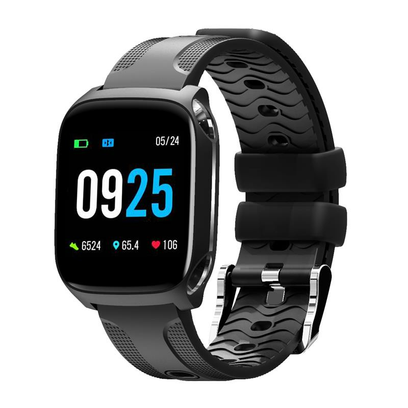 1.3 'Big Multi-touch Screen Dynamic HR Blood Pressure Music Control Fitness Tracker Smart Watch