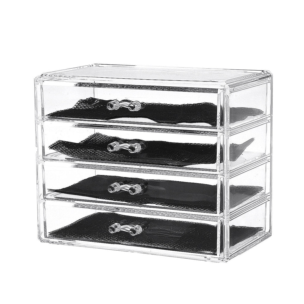 Gel Painted Plastic Phototherapy Glue Transparent Drawer Storage Box Acrylic Cosmetic Organizer