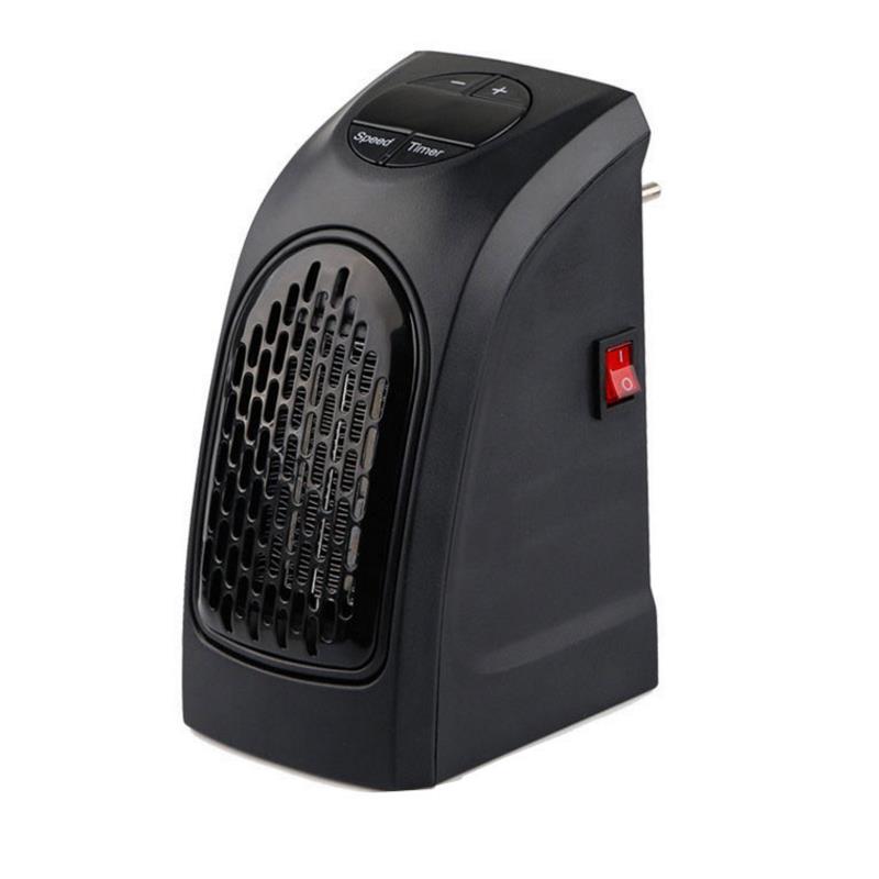 400W Mini Electric Wall Heater - Portable Plug-in Space Warmer with Adjustable Thermostat