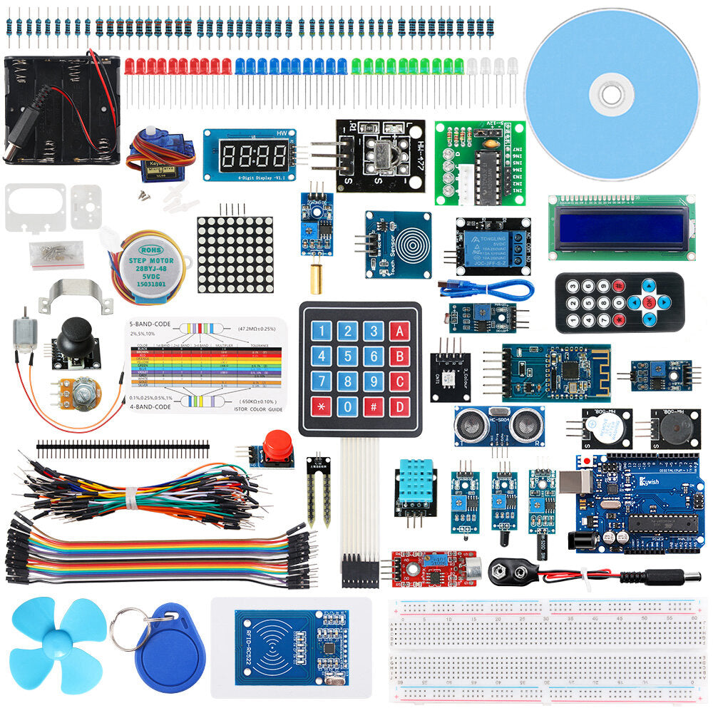 DIY Kit For Arduino UNO R3 With Bluetooth Module 34 Lesson Support Scratch Mblock