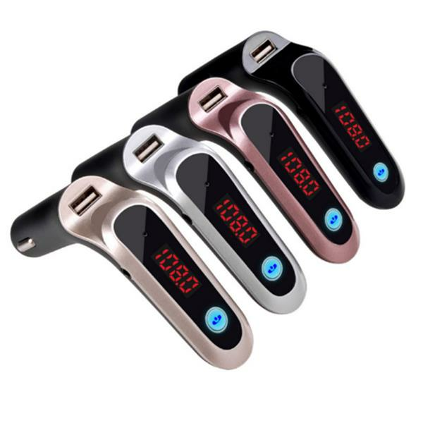 Car Bluetooth Hands Free FM Transmitter Wireless Bluetooth Car MP3 Player Car Charger