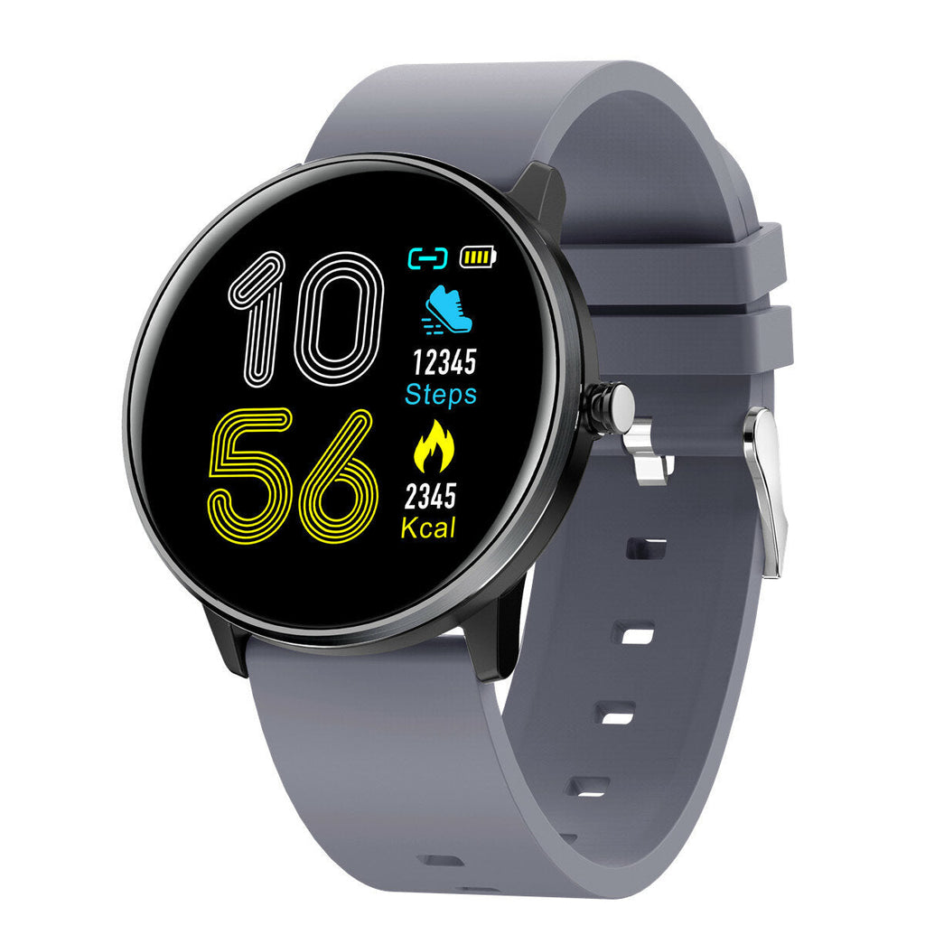 2.5D Full Touch Blood Pressure O2 IP68 Deep Waterproof 8 Sports Mode Weather Smart Watch