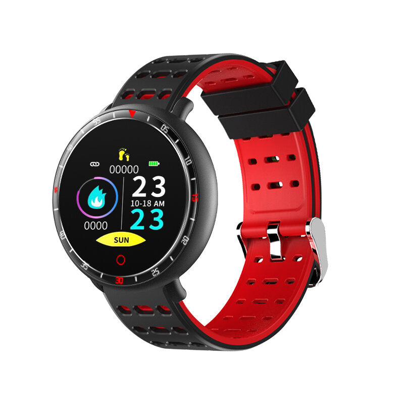 Heart Rate Blood Pressure O2 Monitor Weather Push Bluetooth Music Smart Watch