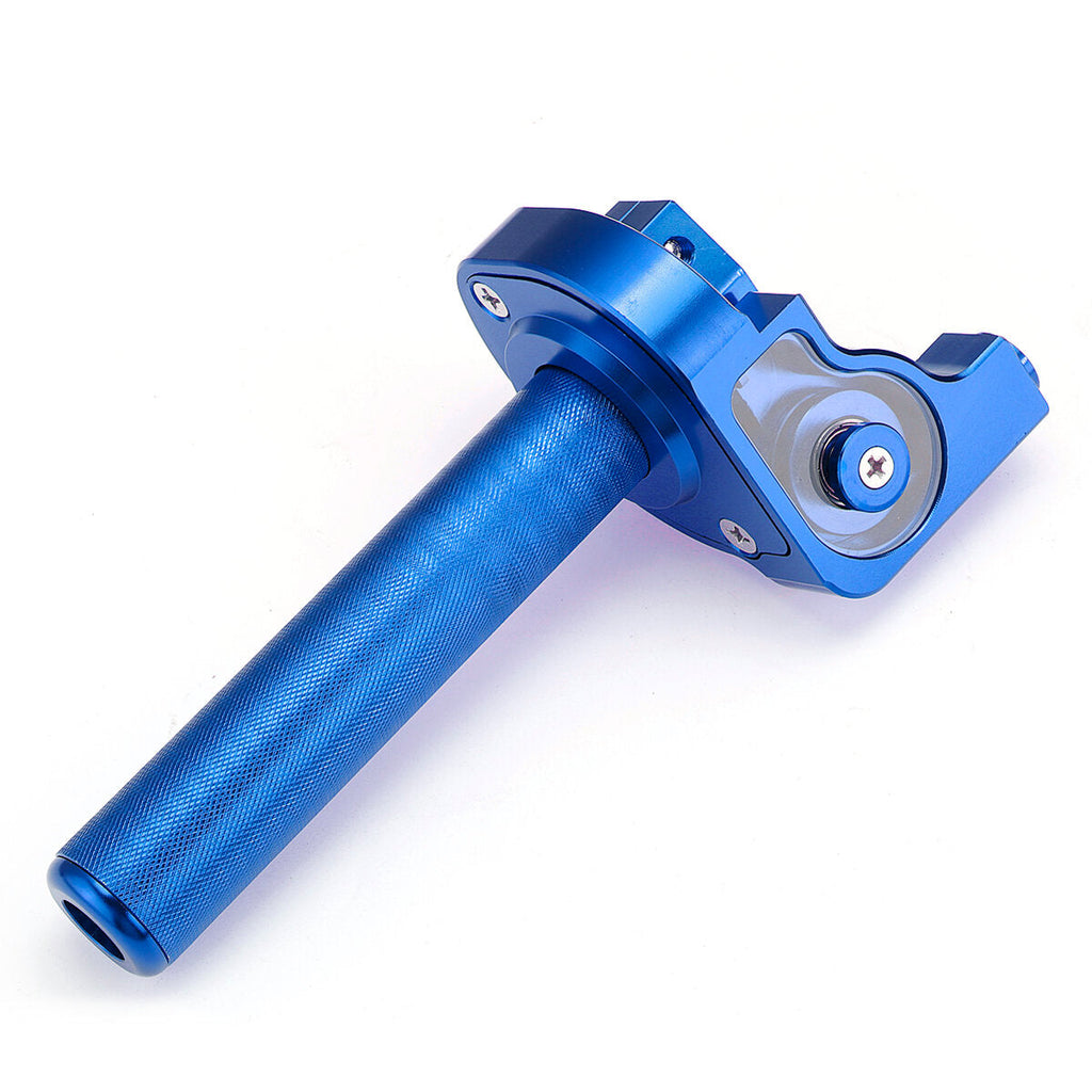 22mm 7/8" Throttle Twist Grip Handlebar Anodized Aluminum Dirt Pit Bike Universal