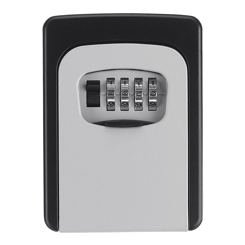 Outdoor Wall Mounted Key Safe Combination Lock Storage Box 4-Digital Password