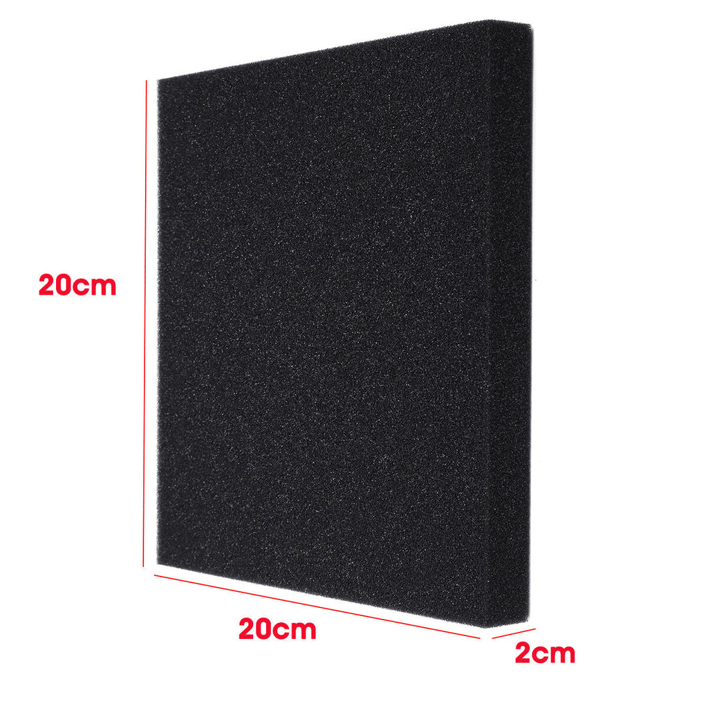 10PCS Acoustic Wall Panel Soundproof Foam Pads Car Studio Insulation Treatment 20x20cm