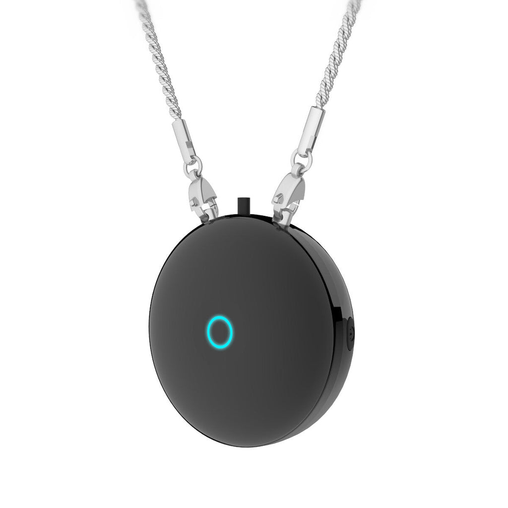 Wearable Air Purifier Necklace Mini Portable USB Air Cleaner Negative Eliminate Haze Bacteria Low Noise Air Freshener