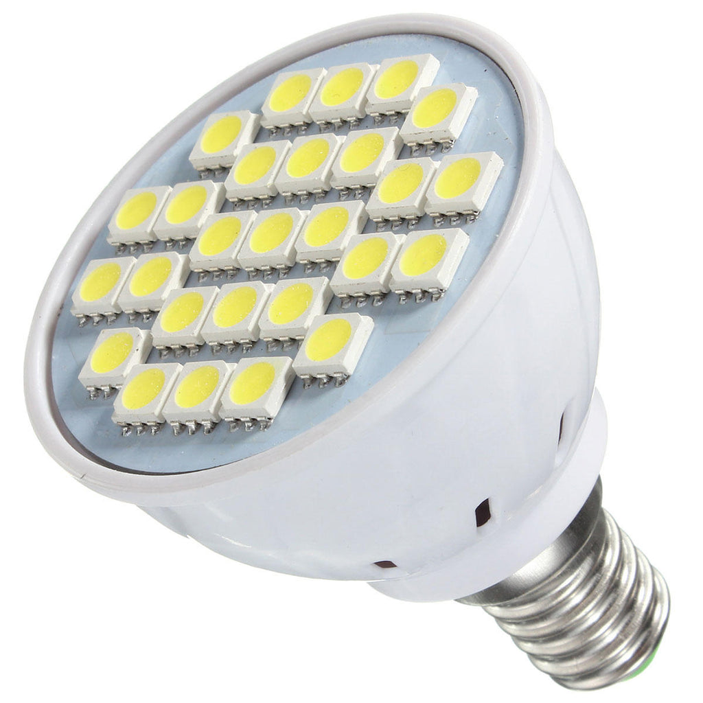 E14 E27 GU10 MR16 4W LED Bulbs SMD 5050 Pure White Warm White Spot Lightt Bulbs 320LM AC110 AC220V