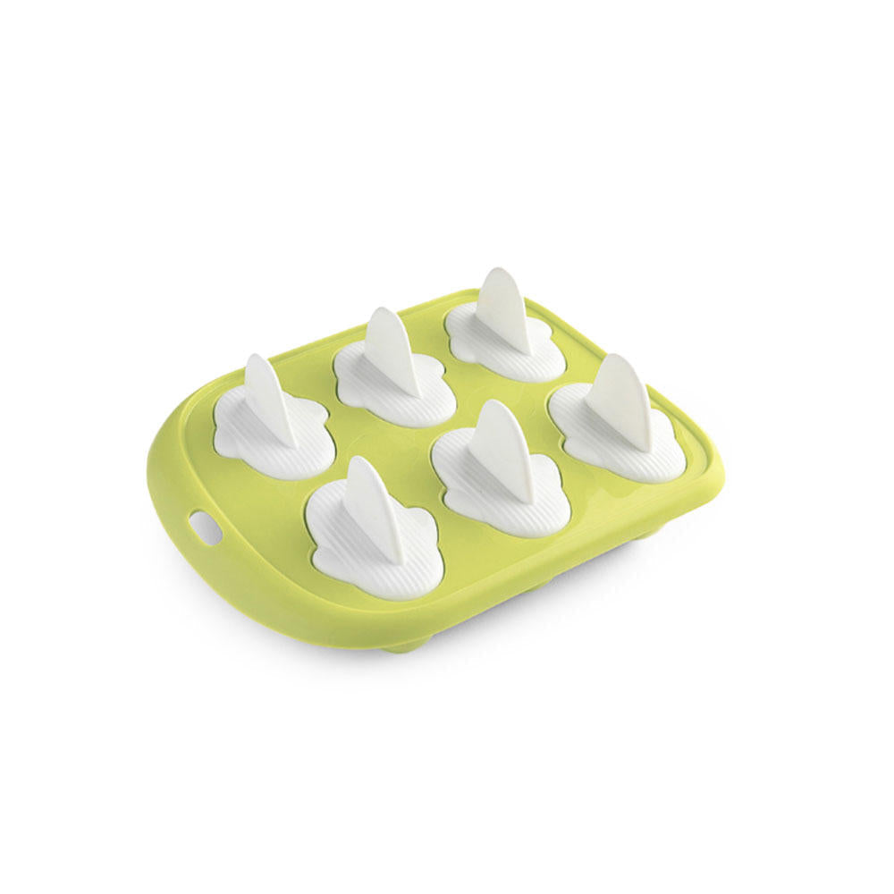 Home Kitchen Ice Cube Tray Little Whale Shape Ice Mold 6 Hole Food Grade Pudding Mold