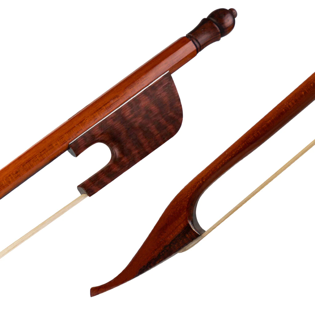 Professional Violin/Fiddle Bow 4/4 Snakewood Bow Baroque Style Snakewood Frog White Mongolia Horsehair Well Balance