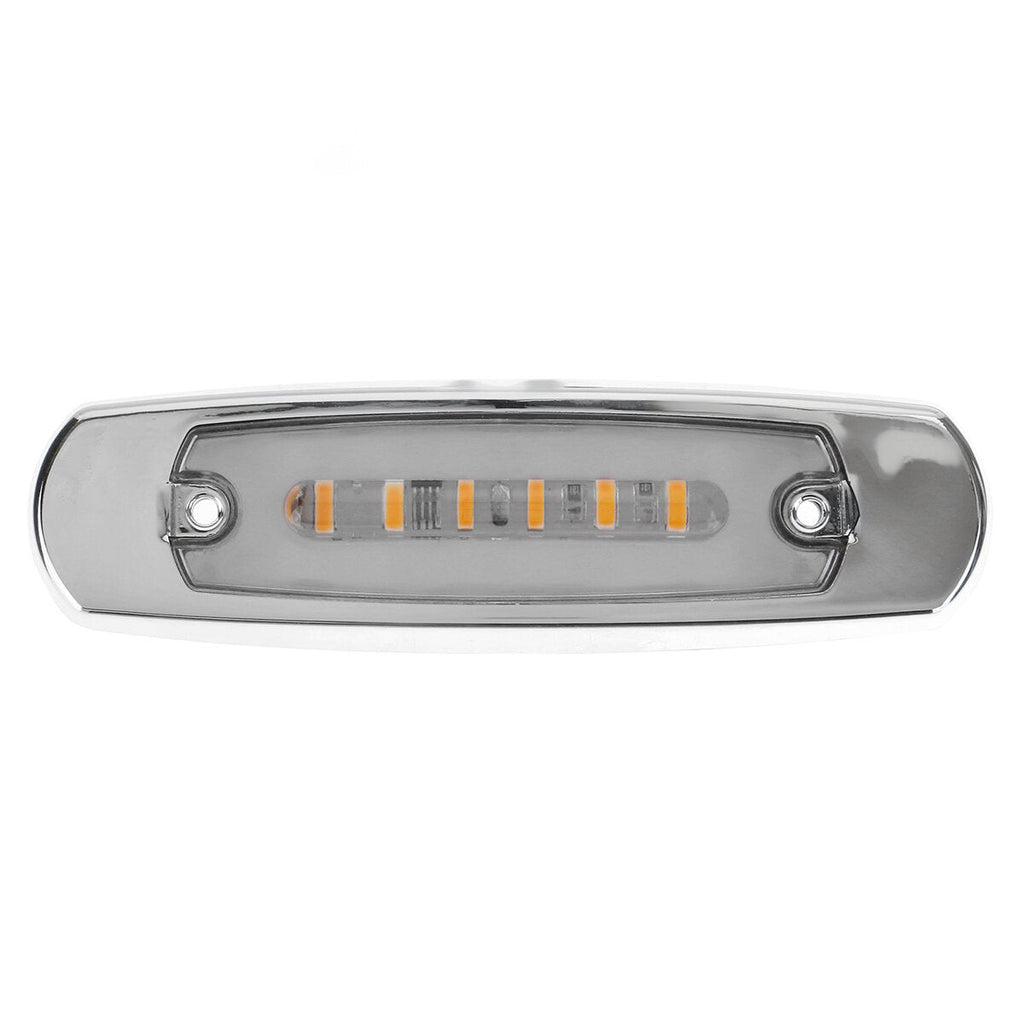 12/24V 18 LED Side Flowing Marker Light Lamp Waterproof For Truck Trailer Lorry