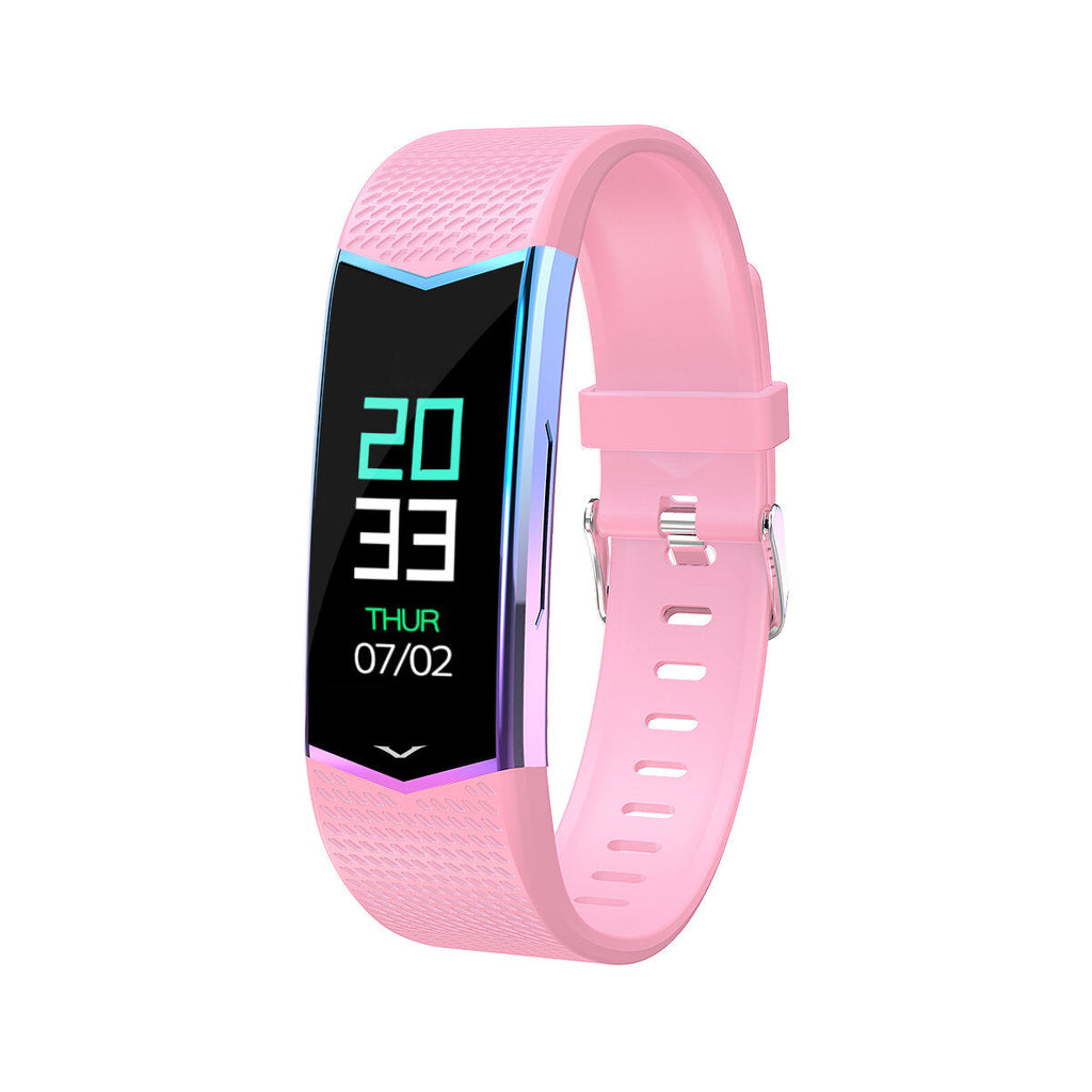 Color Display 24-hour Continuous Heart Rate Blood Pressure WhatsApp Reminder Long Standby Smart Watch Band