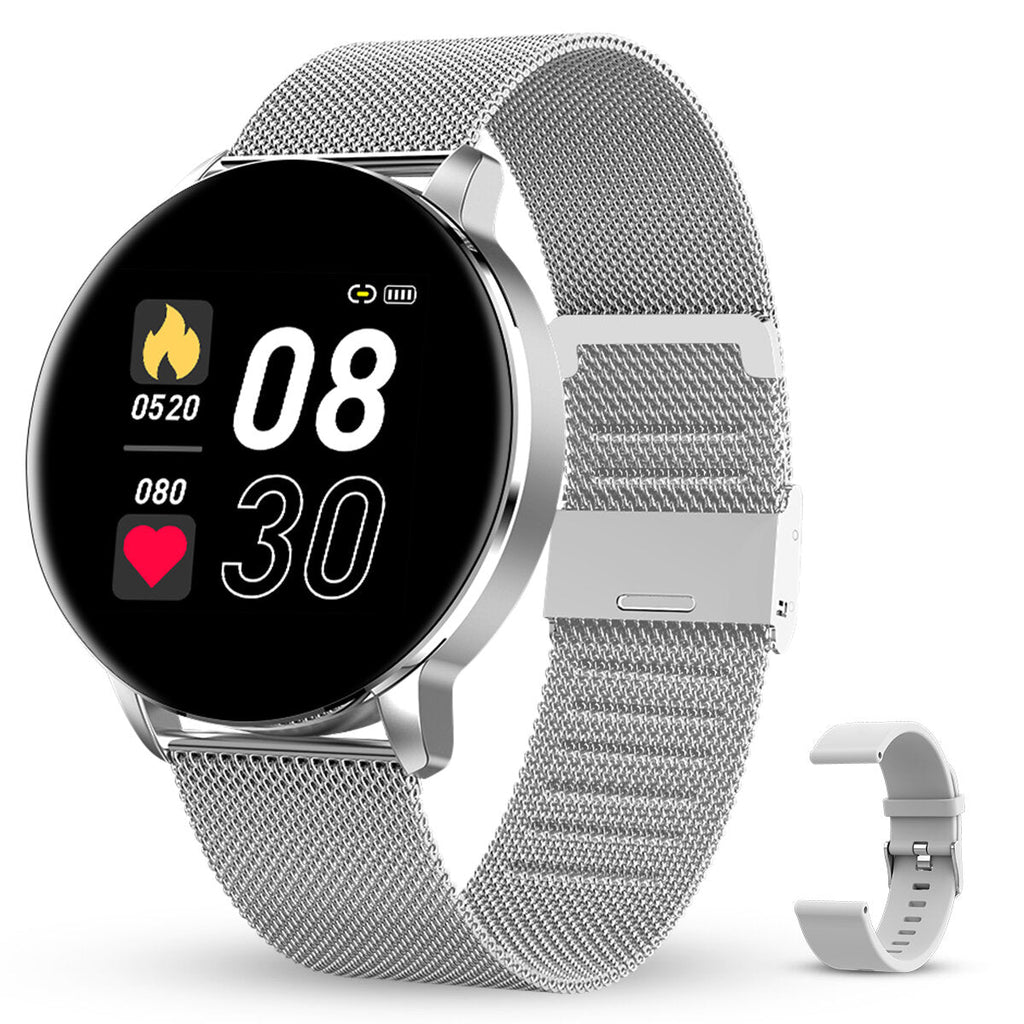 1.3 inch IPS Full Touch Screen Bluetooth 5.0 Heart Rate Blood Pressure SpO2 Monitor Multi-sport Modes Dial Market IP67 Waterproof Smart Watch