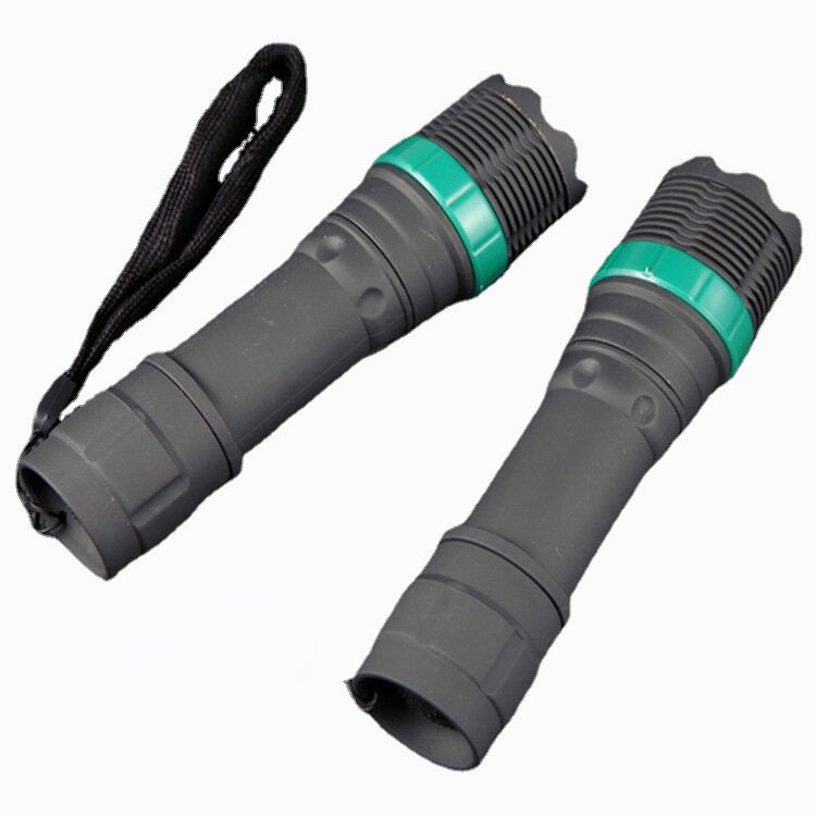 240 Lumens Flashlight Adjustable Focus Outdoor Hunting Torch Light Portable Work Lamp