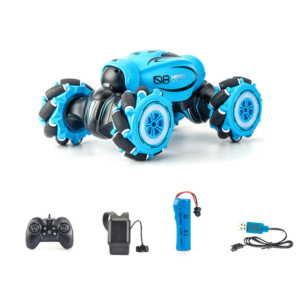 RC Car 4WD Radio Control Stunt Car Gesture Induction Twisting Off-Road Vehicle Drift RC Toys With Light & Music