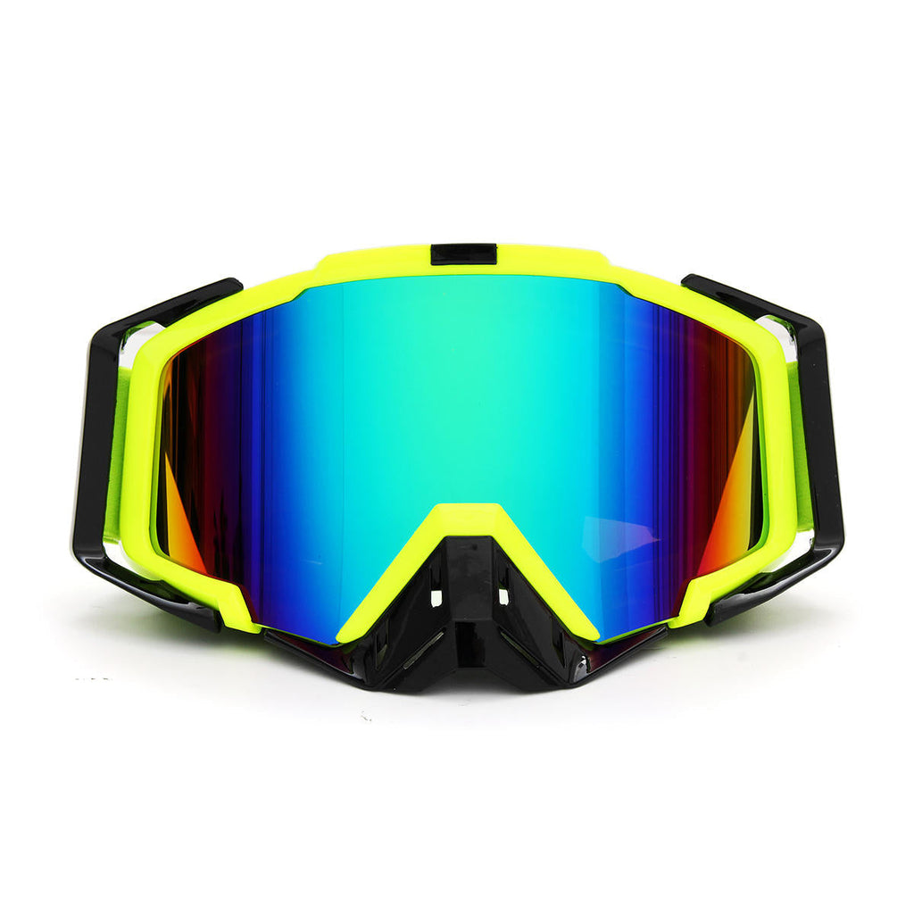 Detachable Motorcycle Ski Goggles Anti Radiation UV Protection Windproof Riding Sunglasses for Adults