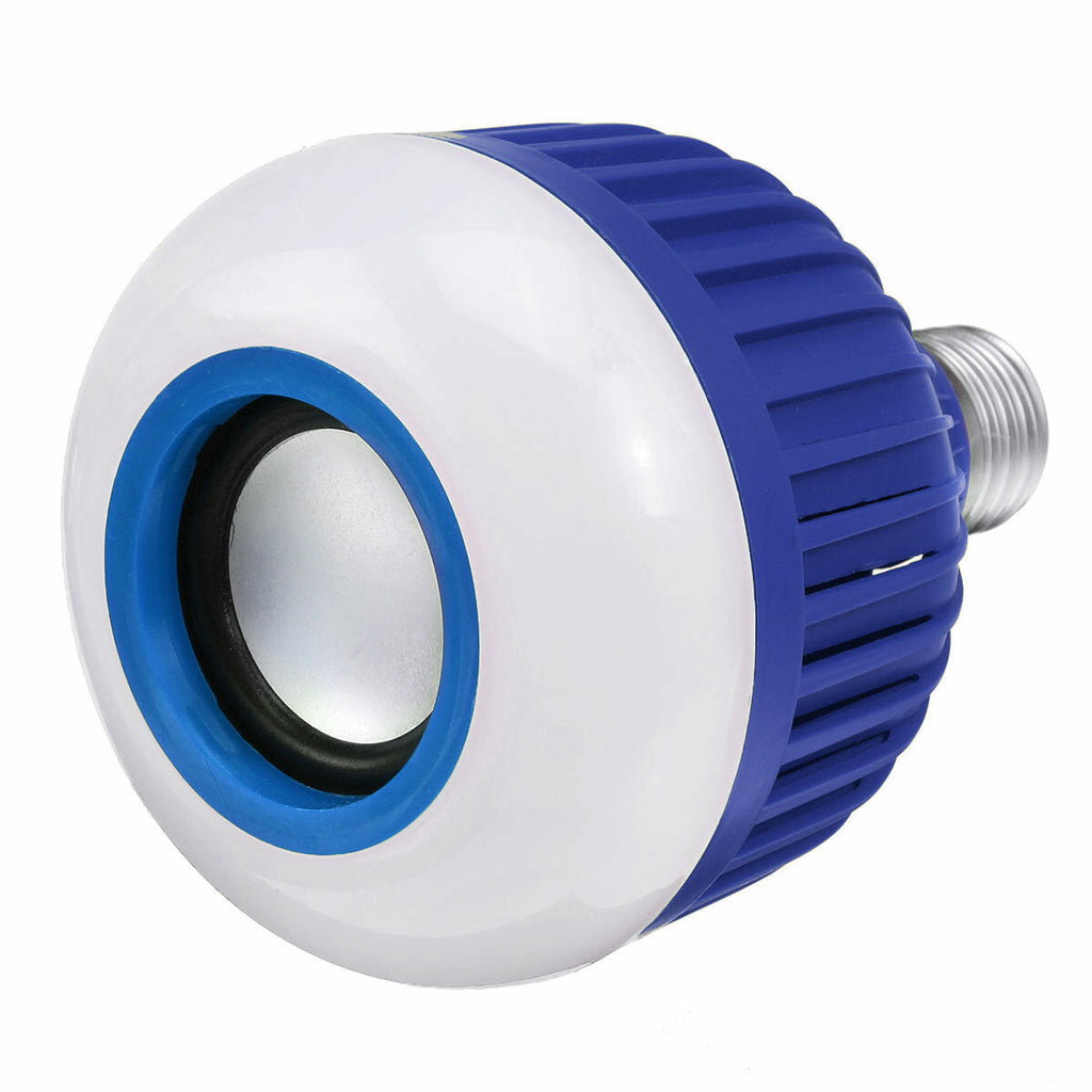 E27 RGB Wireless bluetooth Speaker Lights Smart LED Bulb Music Lamps + Remote Control AC110-220V