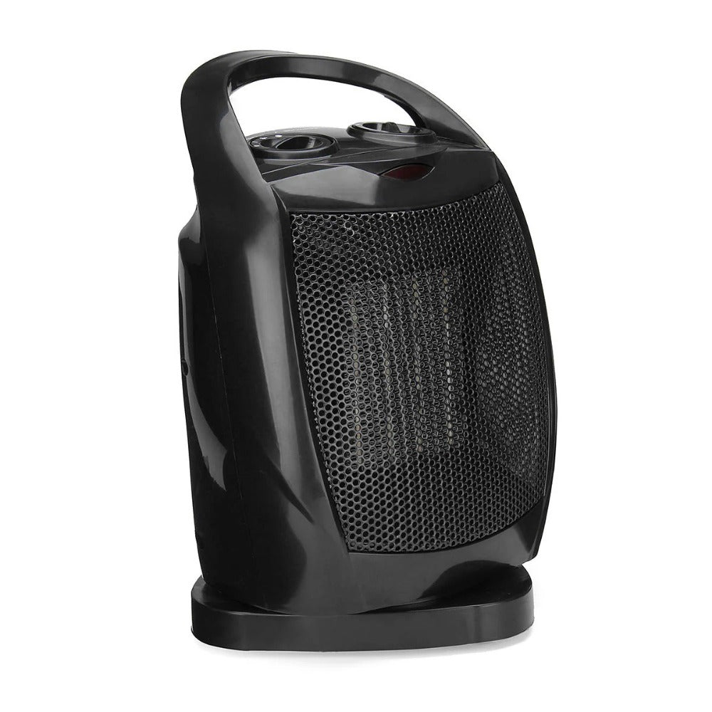 1500W Electric Warm Air Heater Fan with PTC Ceramic Thermostat - EU/US Plug