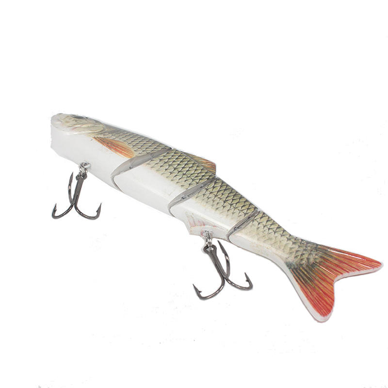 4 Segments Hard Crankbaits Lure Large Sea Fishing Submerged S Swim Posture Bait 25.5CM 135G