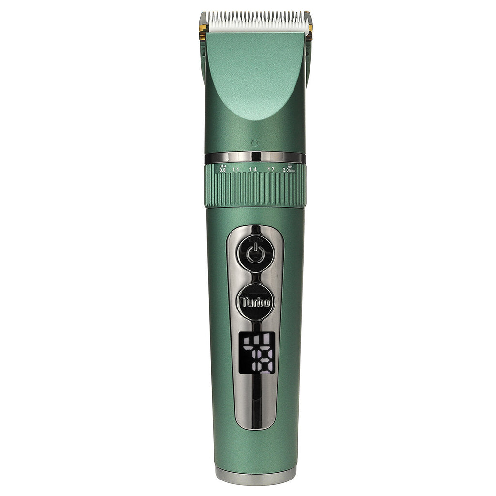 Electric Hair Clipper Set LCD Digital Display Electric Shaver Powerful Mute 3-gear Electric Hair Clipper