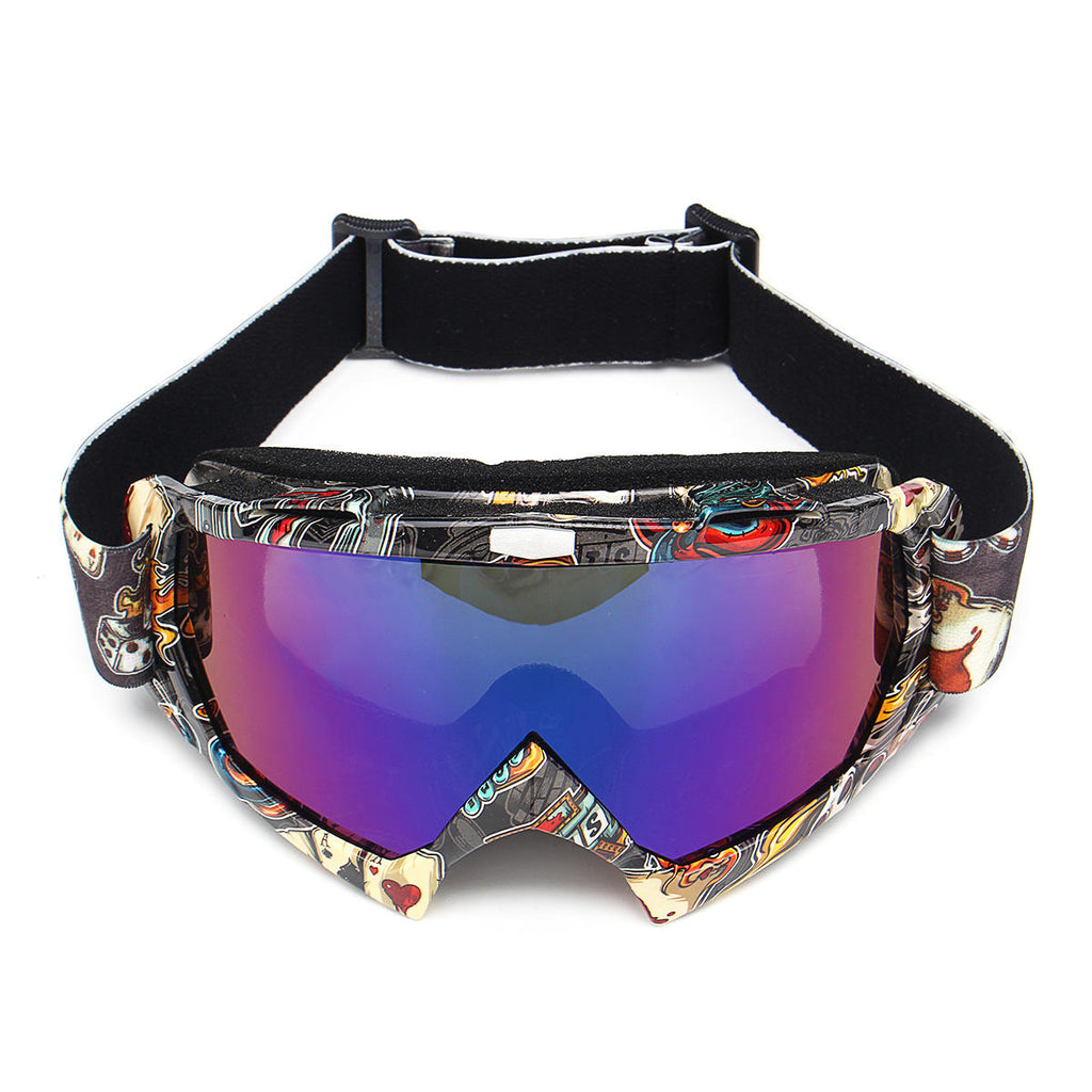 Motorcycle Goggles Windproof Racing Skiing Outdoor Sport Glasses