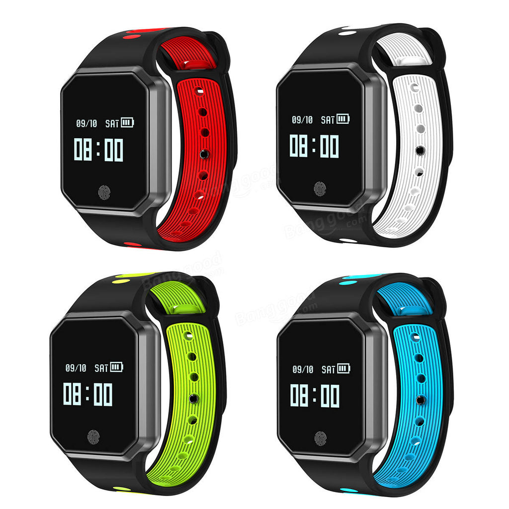 Bluetooth Bracelet Heart Rate Monitor Fitness Tracker Smart Wristband for Mobile Phone