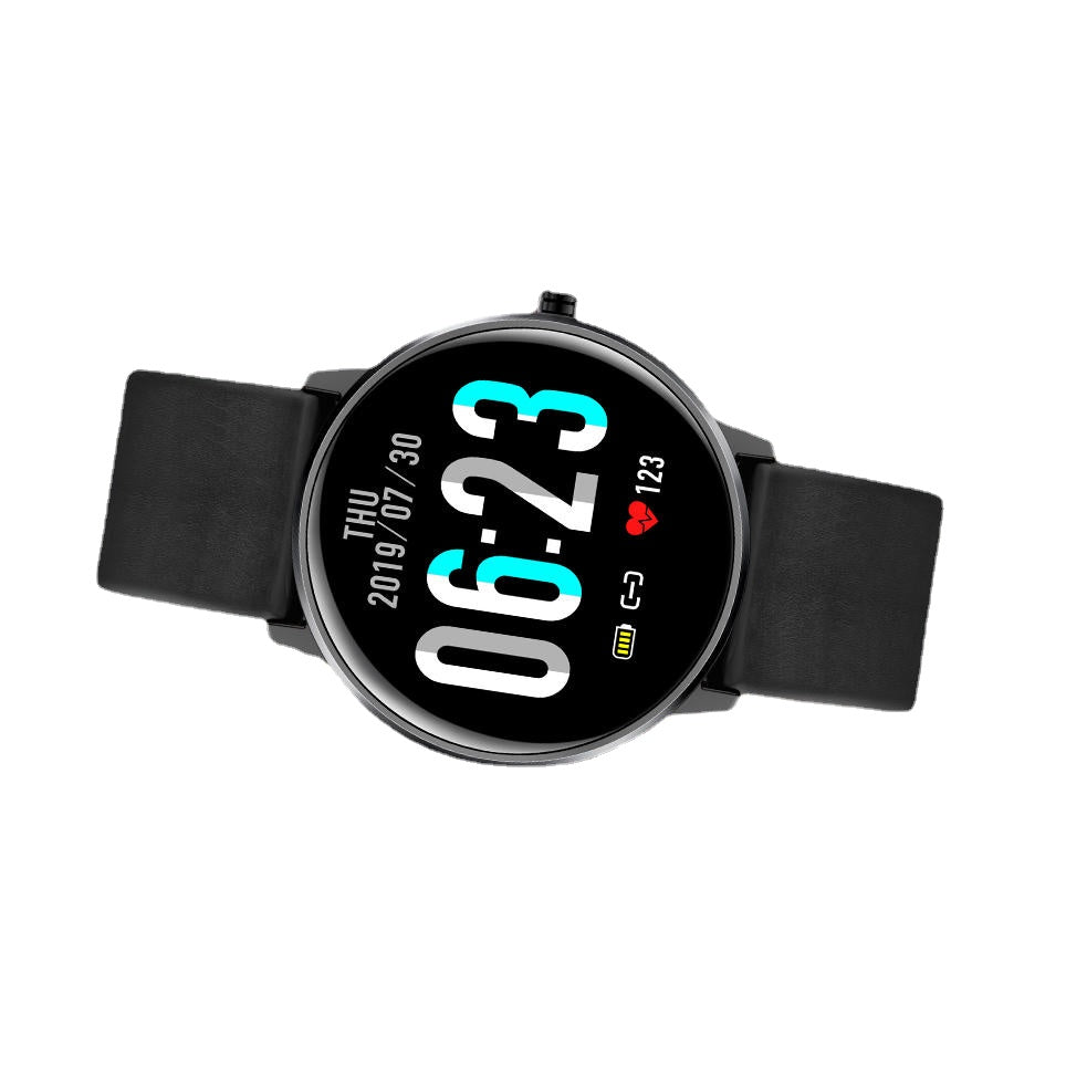 2.5D Full Touch Blood Pressure O2 IP68 Deep Waterproof 8 Sports Mode Weather Smart Watch