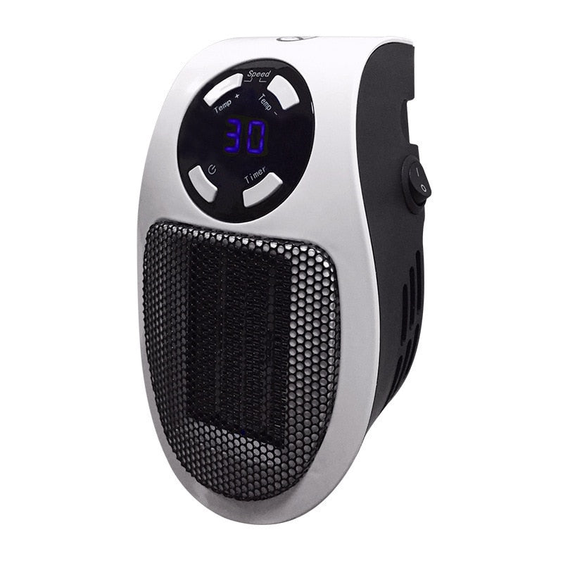 Compact 220V 500W Portable Electric Fan Heater