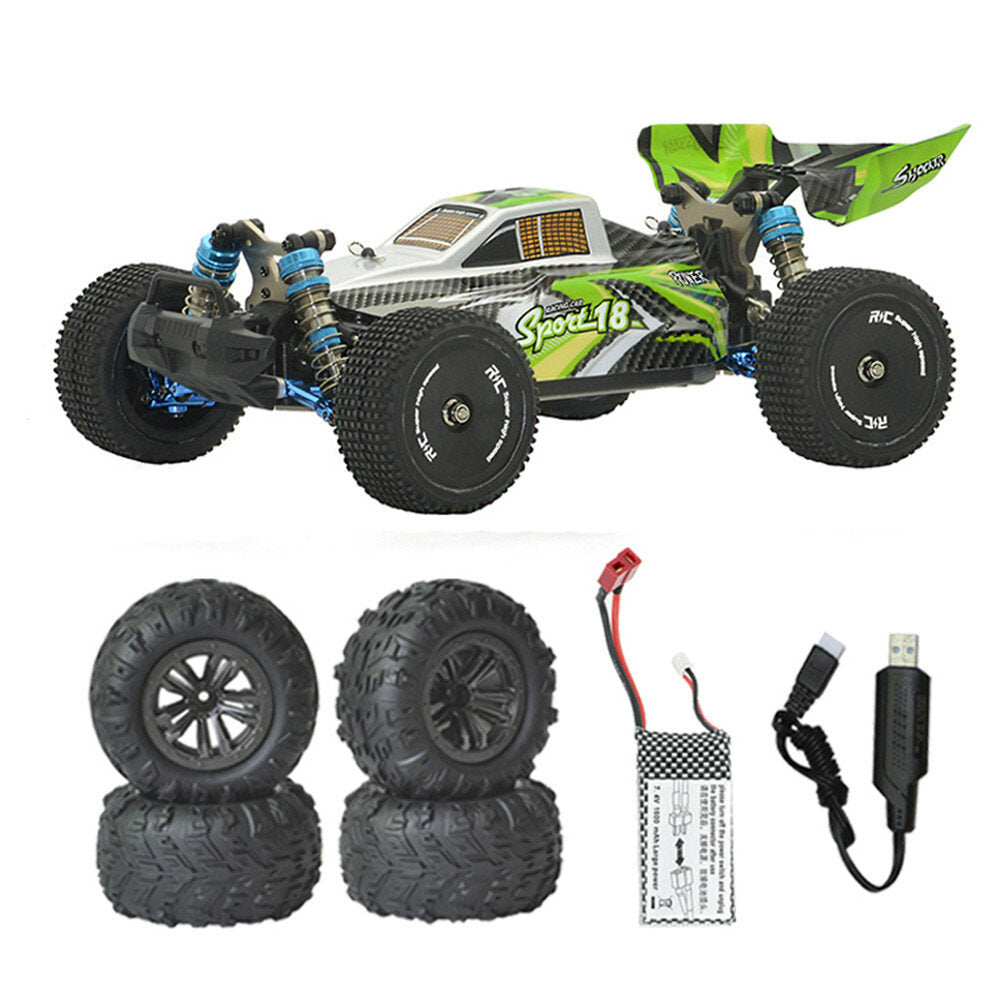 1/14 2.4G 4WD 60km/h Brushless RC Car Full Proportional Upgraded Metal Vehicles Models