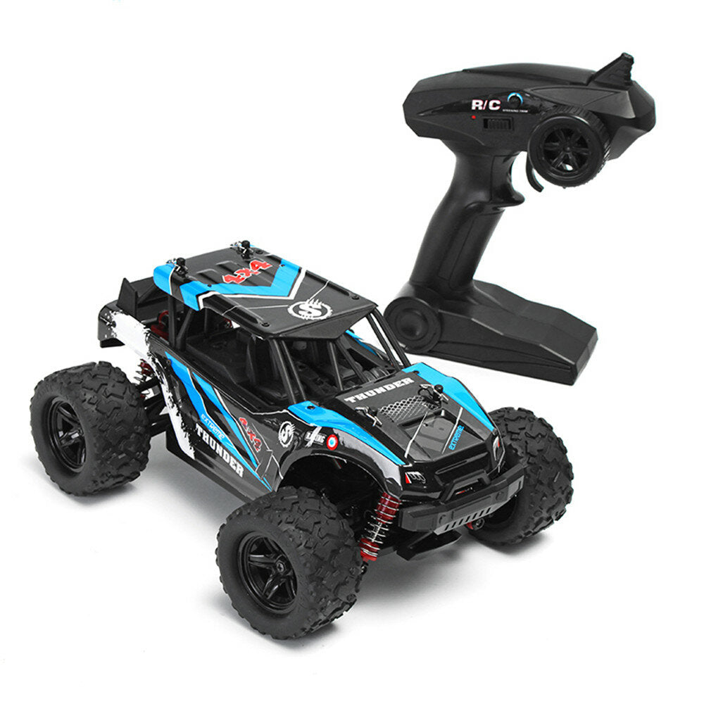 1/18 35km/h 2.4G 4CH 4WD High Speed Climber Crawler RC Car Toys Two Battery