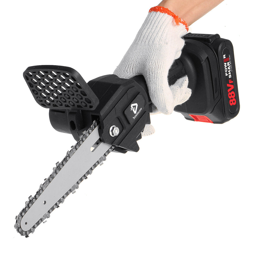 88VF 6 Inch Cordless Electric Chain Saw Chainsaw Woodworking Tool for Makita Battery