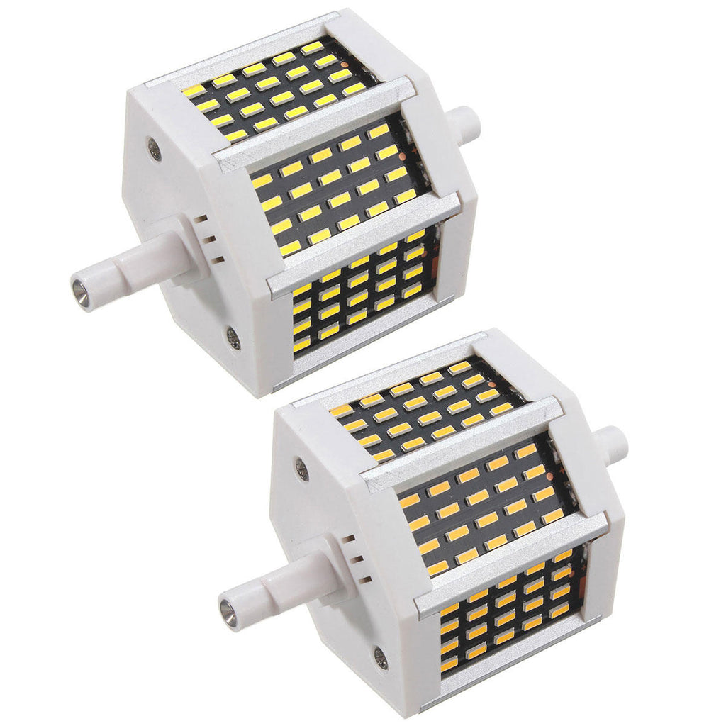 Dimmable R7S 78mm 8W 60 SMD 4014 LED Black Plate Warm White White Lamp Light Bulb AC220V/AC110V