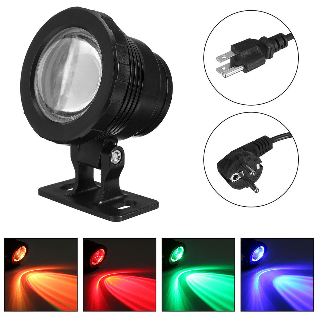 20W AC85-265V RGB LED Spot Lights Underwater Pool Fountain Pond Lamp Waterproof + Remote