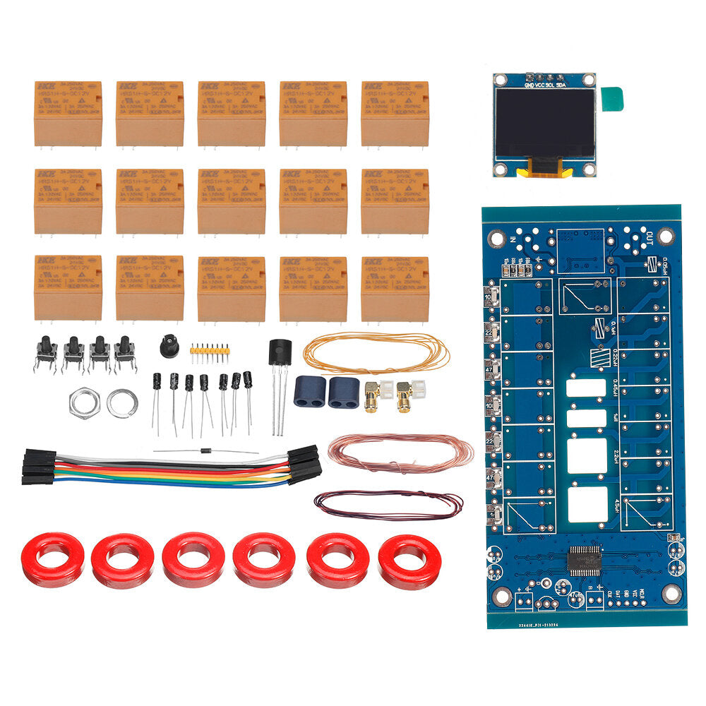 0.96 Inch OLED ATU-100 Automatic Antenna Adjuster DIY Kits Mini Automatic Antenna Tuner Antenna Coupler