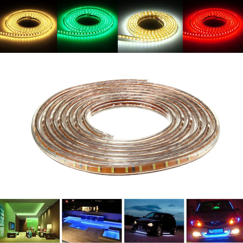 3M SMD3014 Waterproof LED Rope Lamp Party Home Christmas Indoor/Outdoor Strip Light 220V