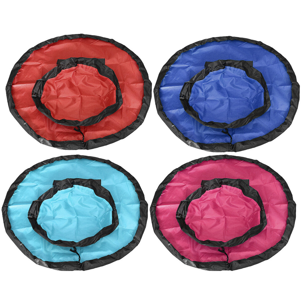 Portable Kids Large Capacity Toys Storage Bag Children Play Mat Organizer Pouch